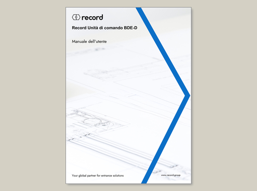 Record BDE-D - Manuale dell'utente